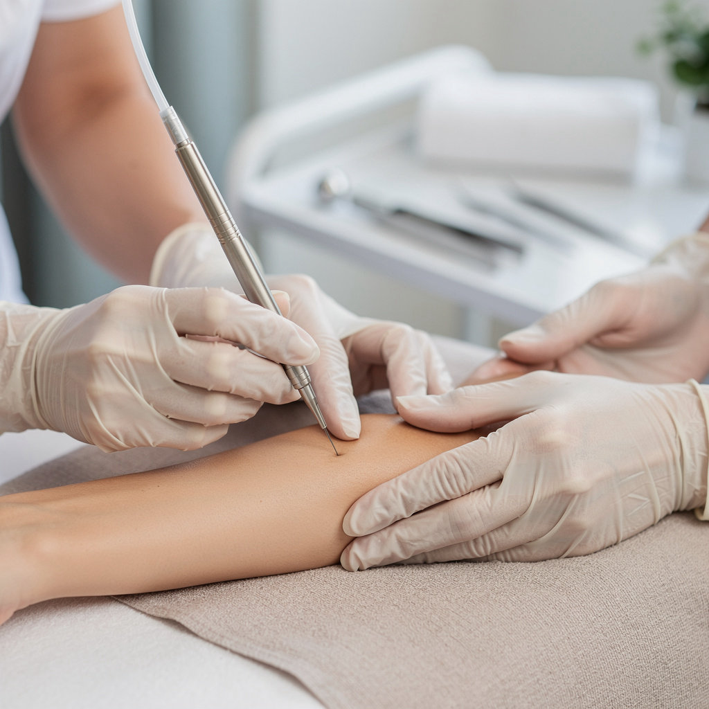 Georgia's Electrolysis & Waxing professional providing gentle, expert hair removal service in Santa Barbara